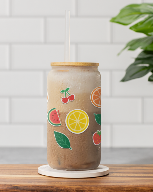 Fruity Pop – 500ml Glass Sipper