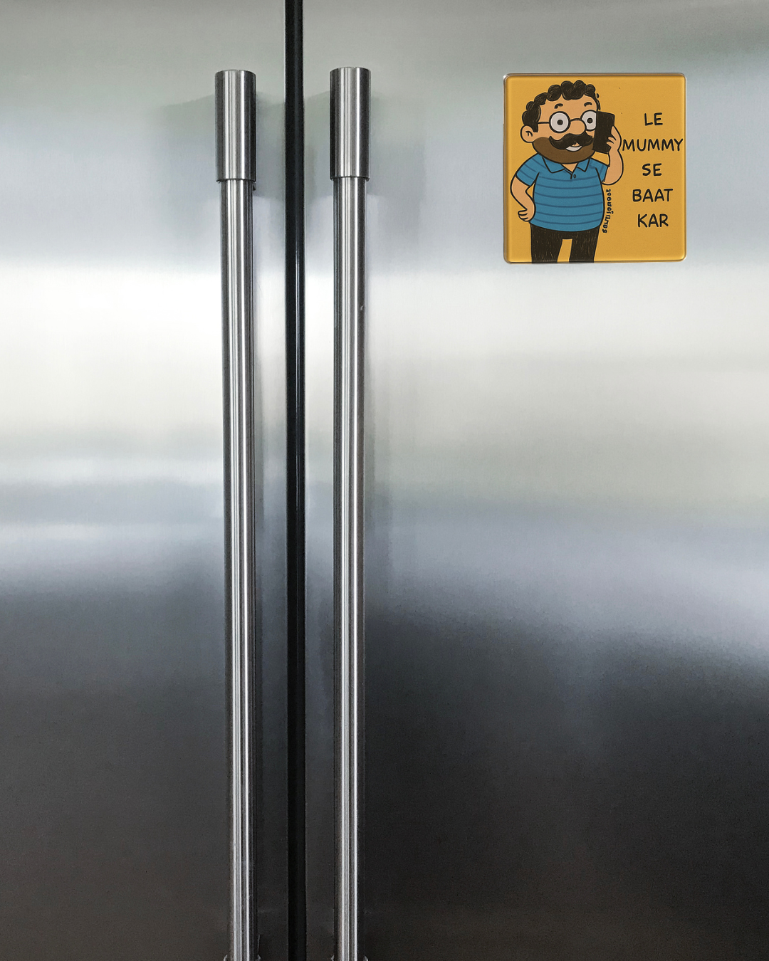 Mummy se baat kar - Fridge Magnet