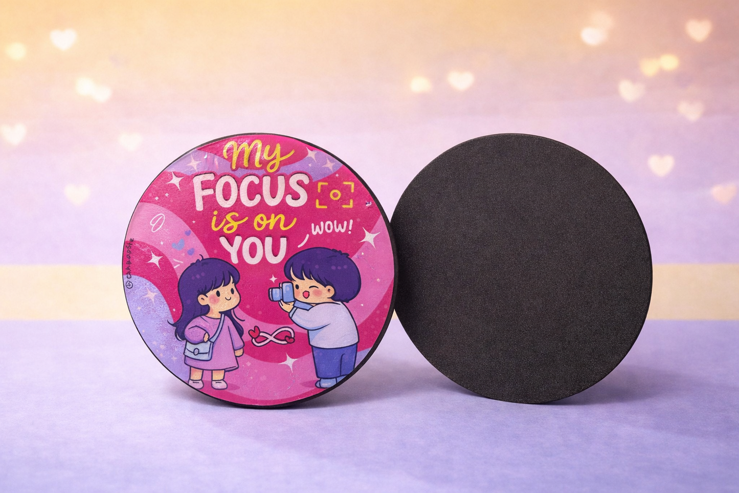 My Focus Is On You – Cute Couple Magnet | Romantic Valentine’s Gift for Her