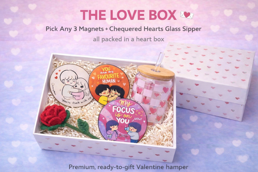 The Love Box – Pink & Purple Hearts | Valentine Hamper