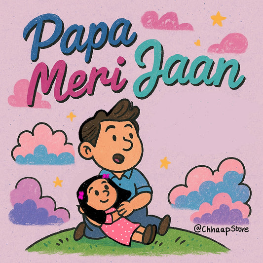 Papa meri Jaan (Girl) - Fridge Magnet
